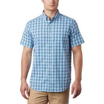 Columbia Muške Košulje - Rapid Rivers II Short Sleeve Nebeskoplave Plave | QVEU-69780